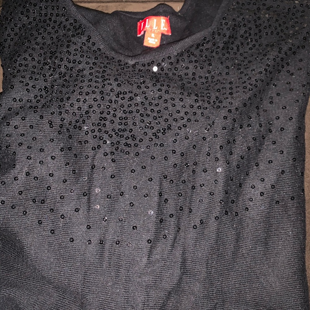 Black bling sweater new